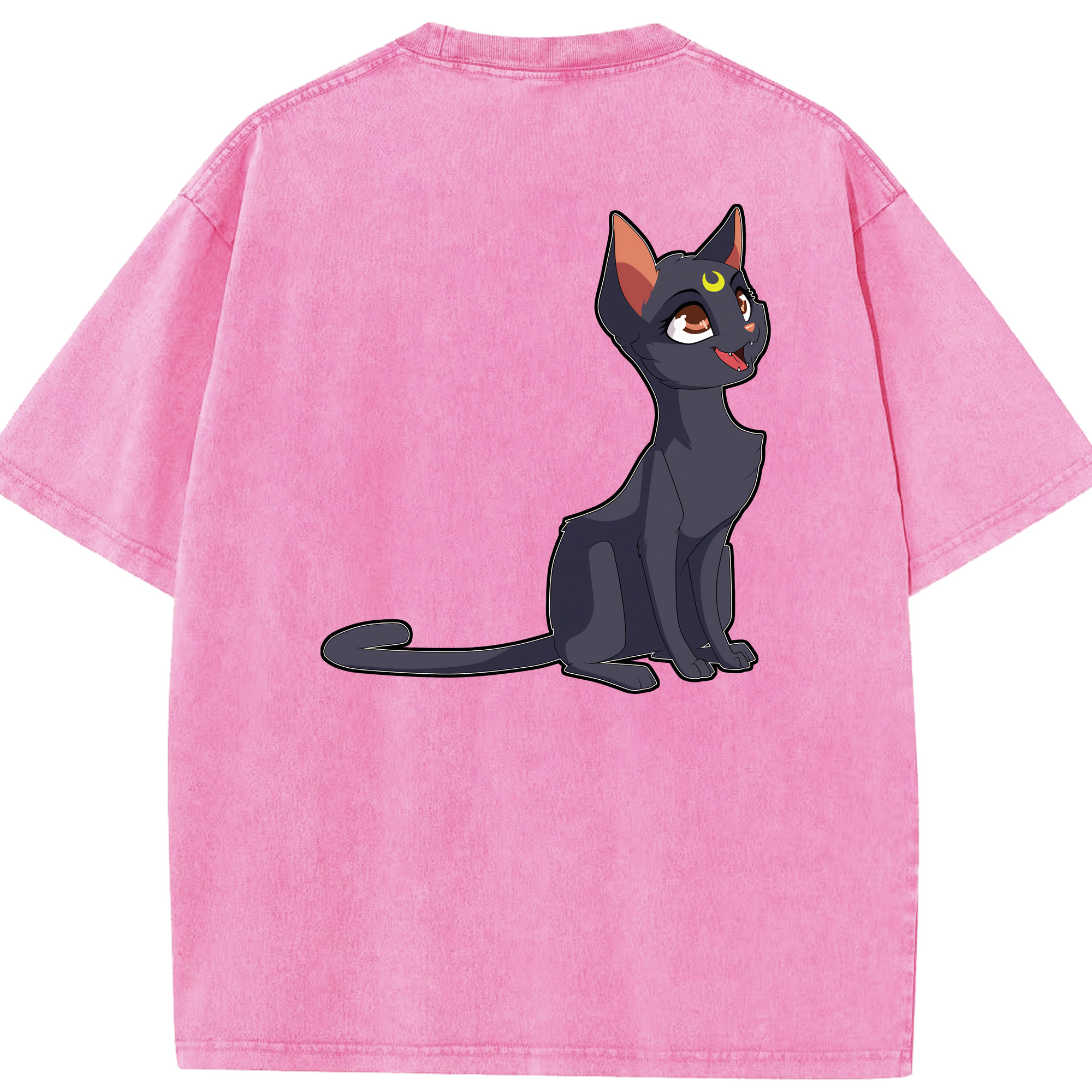 （画像用） 美少女戦士セーラームーン Sailor Moon 綿100% ヴィンテージ風 半袖Tシャツ（背面プリント）